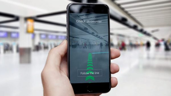 Gatwick Airport Augmented Reality Wayfinding App
