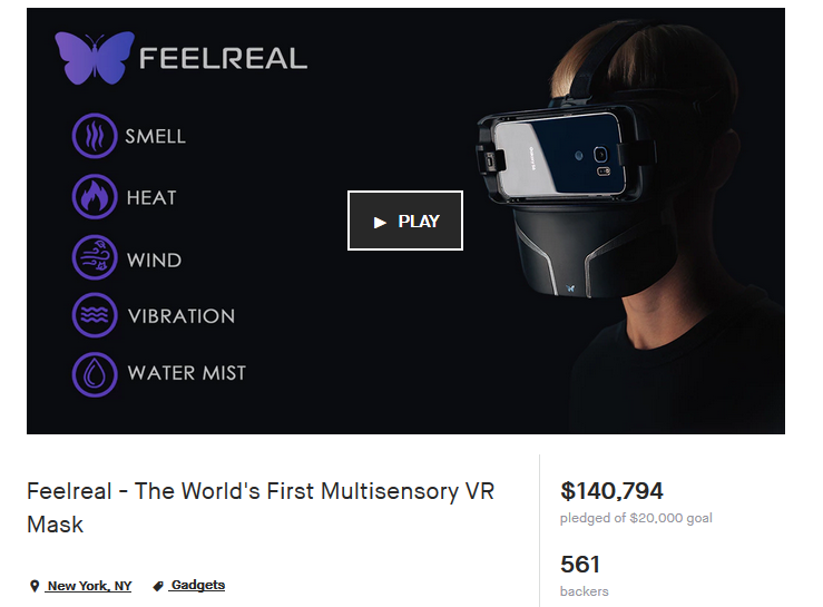 FeelReal Kickstarter Campaign
