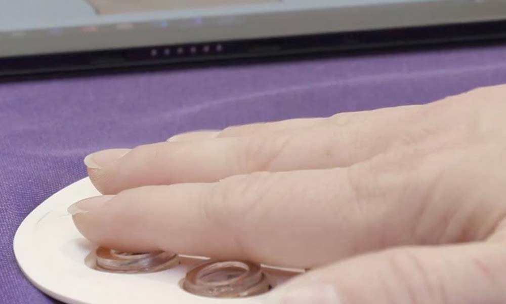 Haptic Artificial Skin for VR and AR