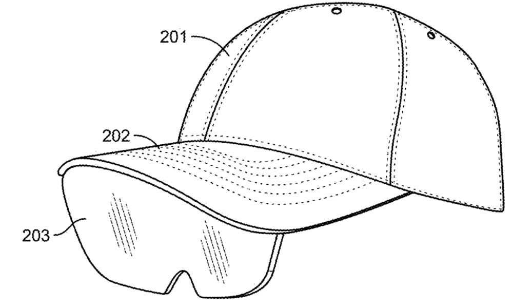 Facebook AR Display Hat Patent