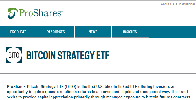 ProShares Bitcoin Strategy ETF