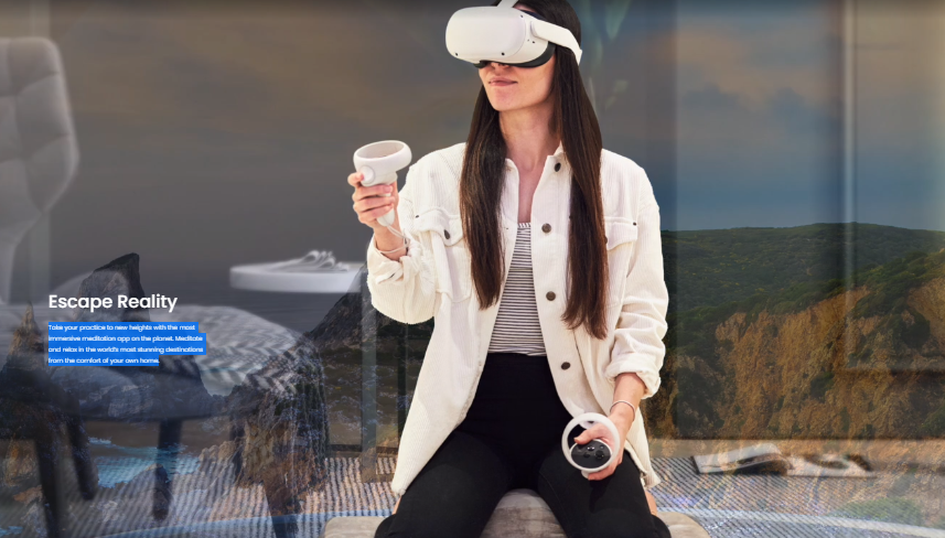 Hoame VR meditation app