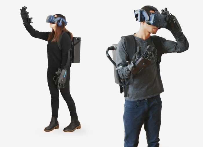HaptX Gloves are used in virtual reality experiences