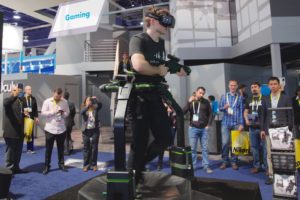 Run Around and Explore with the Virtuix Omni VR Treadmill Controllers