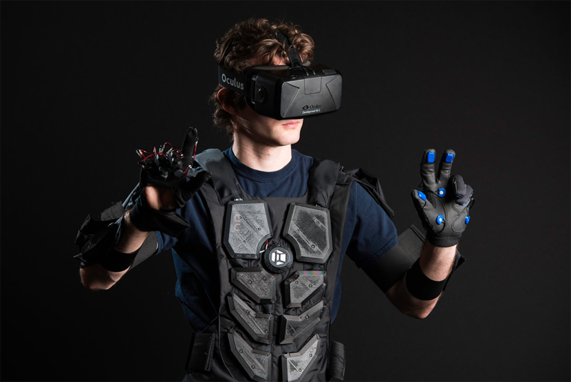 Nullspace VR is a full upper body haptic feedback system for VR applications, you can wear this suit and feel virtual reality on your hands, arms and chest.