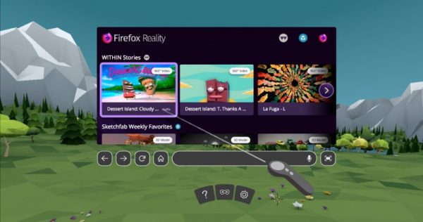 Firefox Reality Available for Daydream and Oculus Rift Browsers