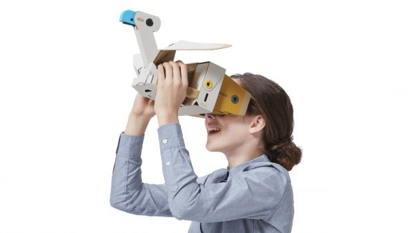 You can look through the wrong of a bird with the Nintendo Labo VR Kit
