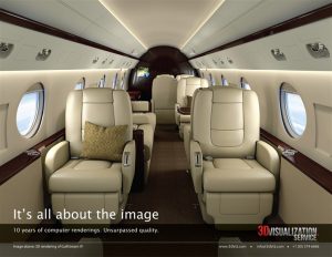 VR Studio 3D Viz Targeting Aircraft Interiors Market Modeling