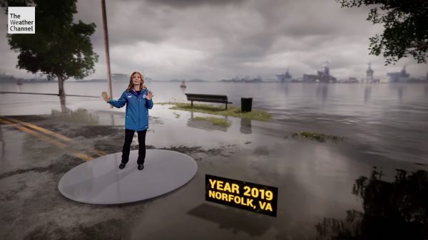The Weather Channel Rendition of Norfolk Virginia
