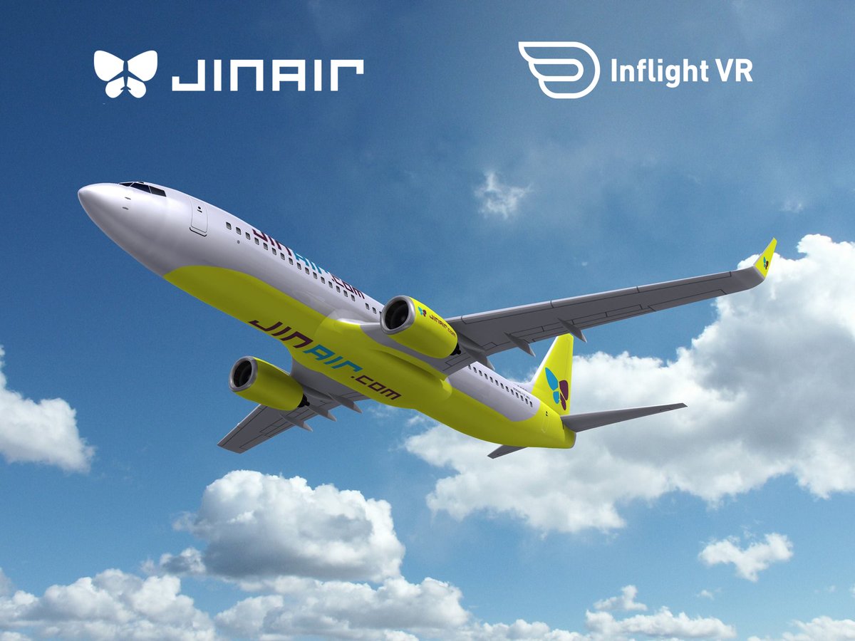 VR Inflight Entertainment now also available onboard Jin Air