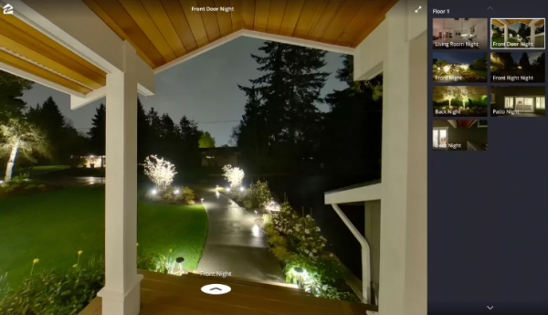 Zillow 3D Home app captures images from iPhones or a Ricoh 360-degree camera and processes the images into 360-degree virtual tours.