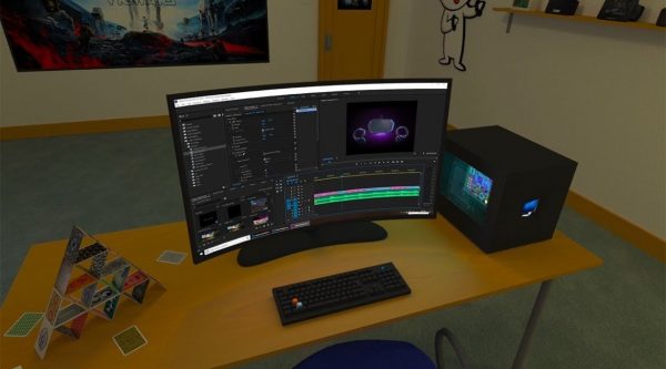 Virtual Desktop Quest Teaser A Glimpse Of The Virtual Desktop In Oculus Quest Virtual Reality 2522