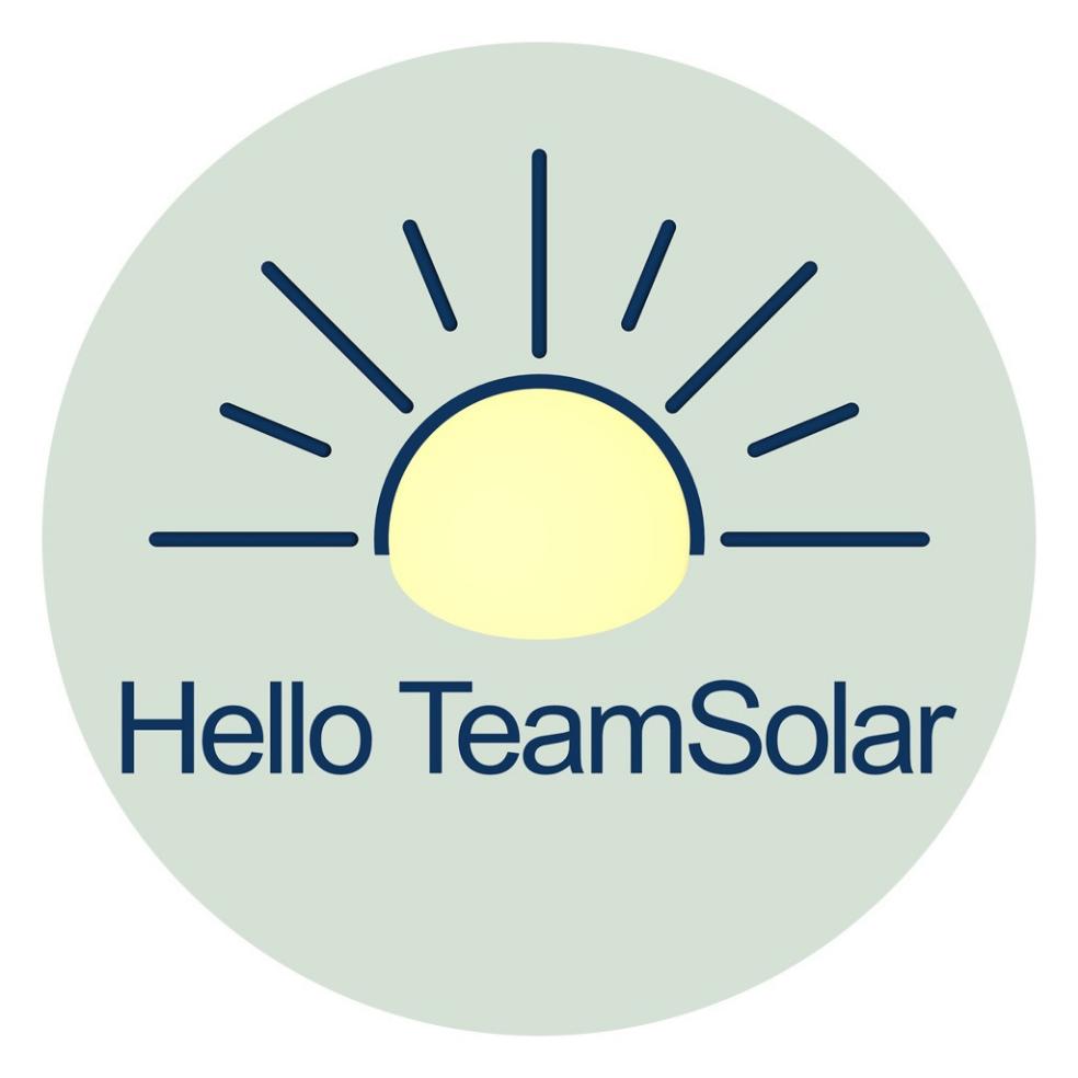 Hello TeamSolar