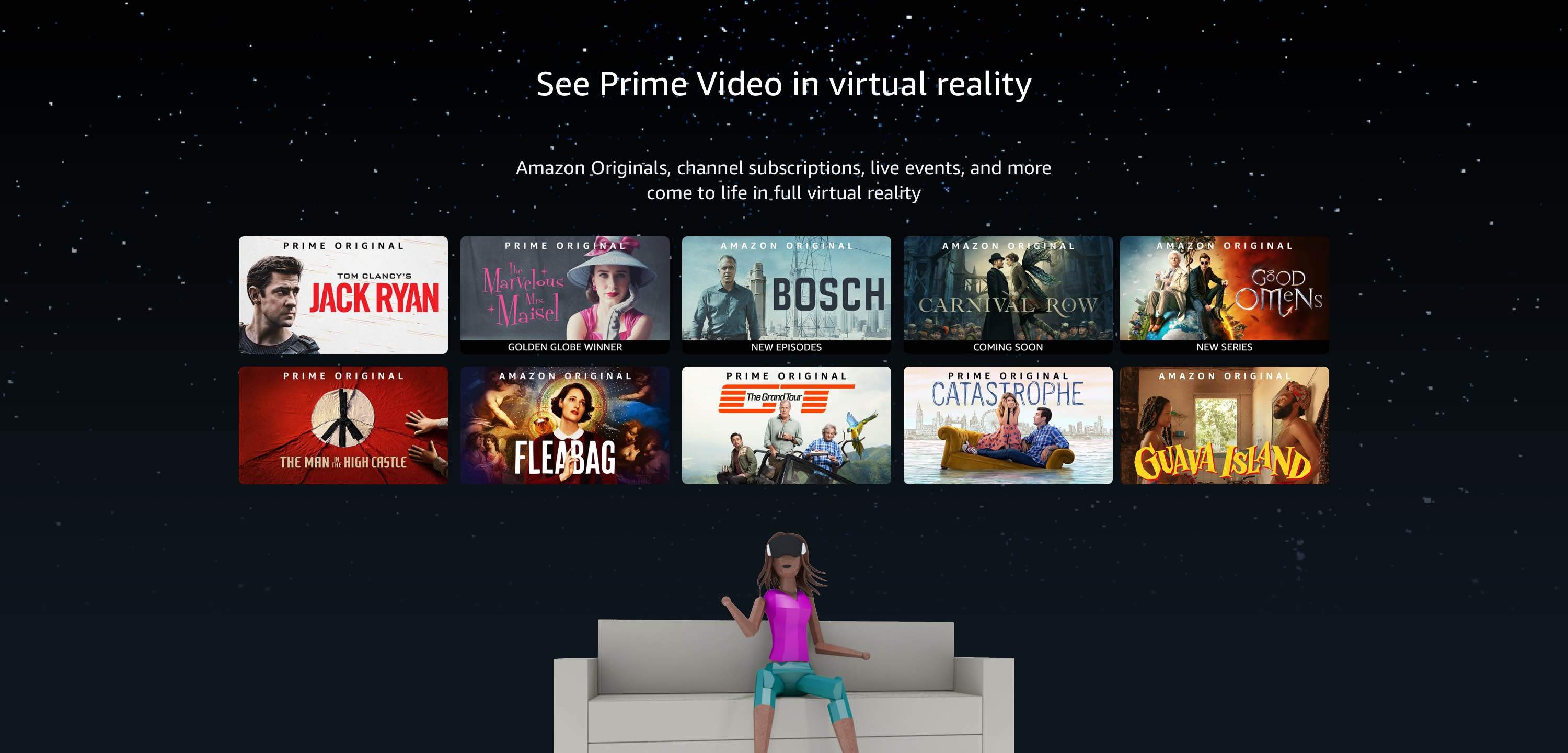 Amazon Prime Video VR service