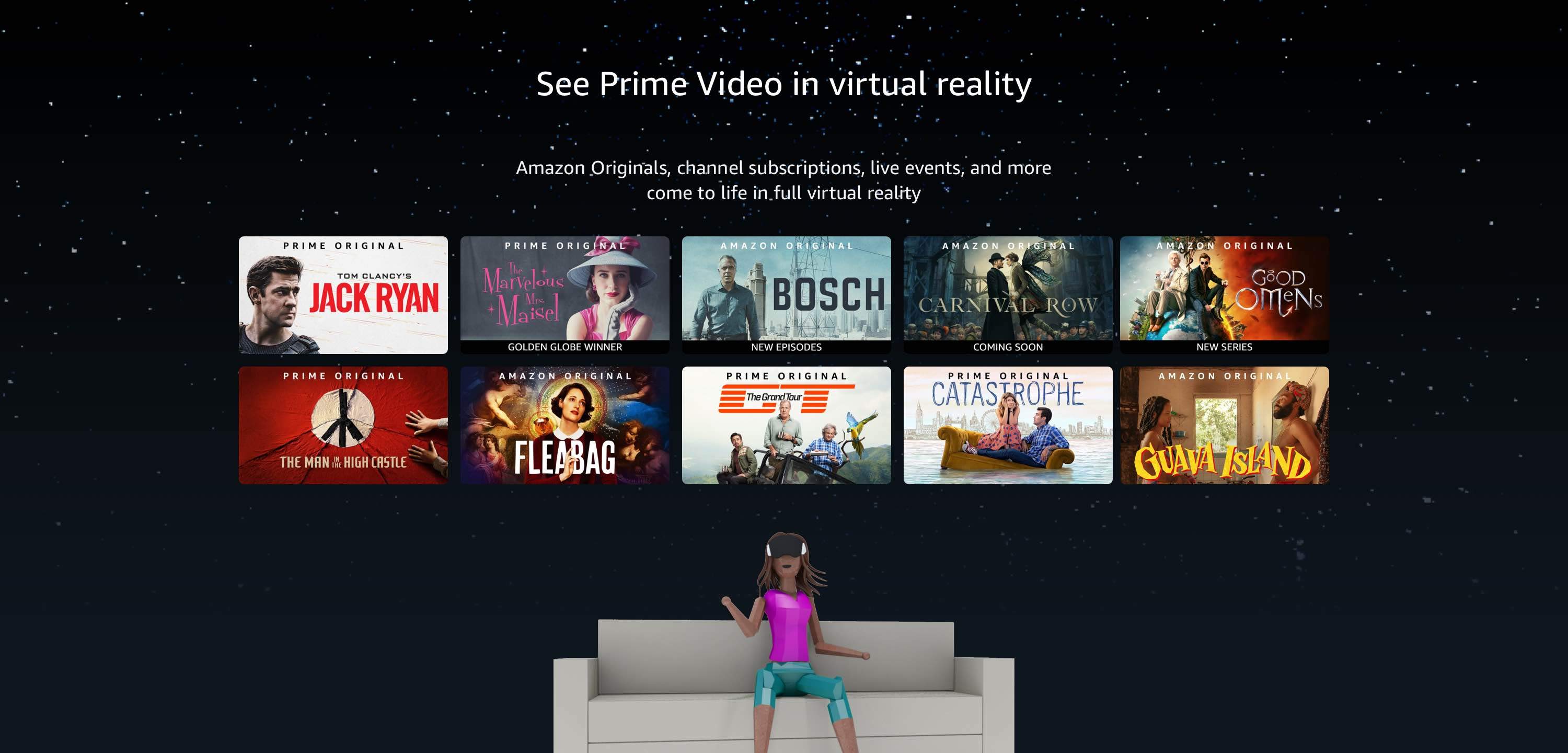 Amazon prime shop video oculus rift