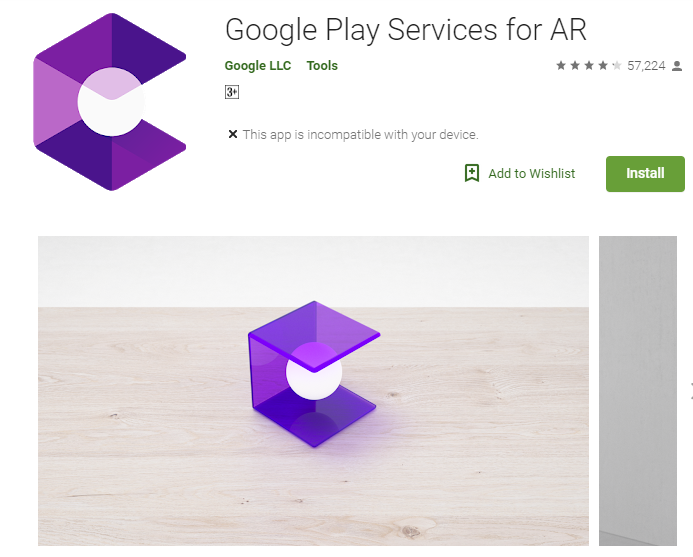 Implement Google Play-Services for AR