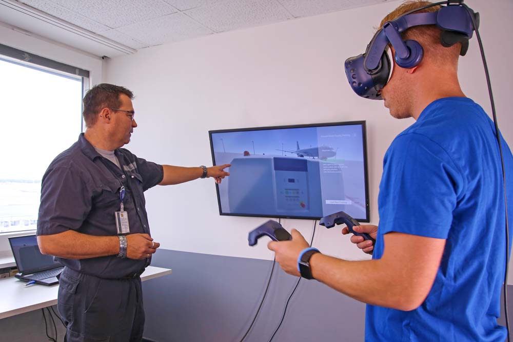 Virtual Reality Training in Frankfurt and Munich Airports