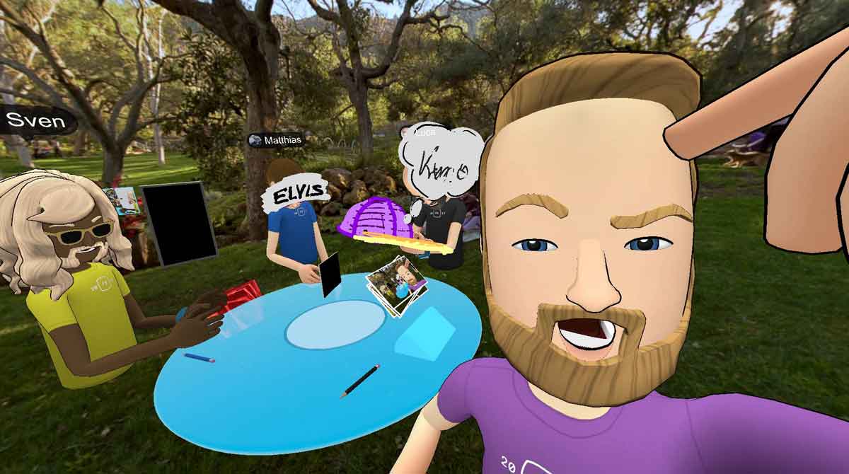 Facebook Spaces VR