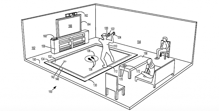 Microsoft VR Floor Mat Patent Application