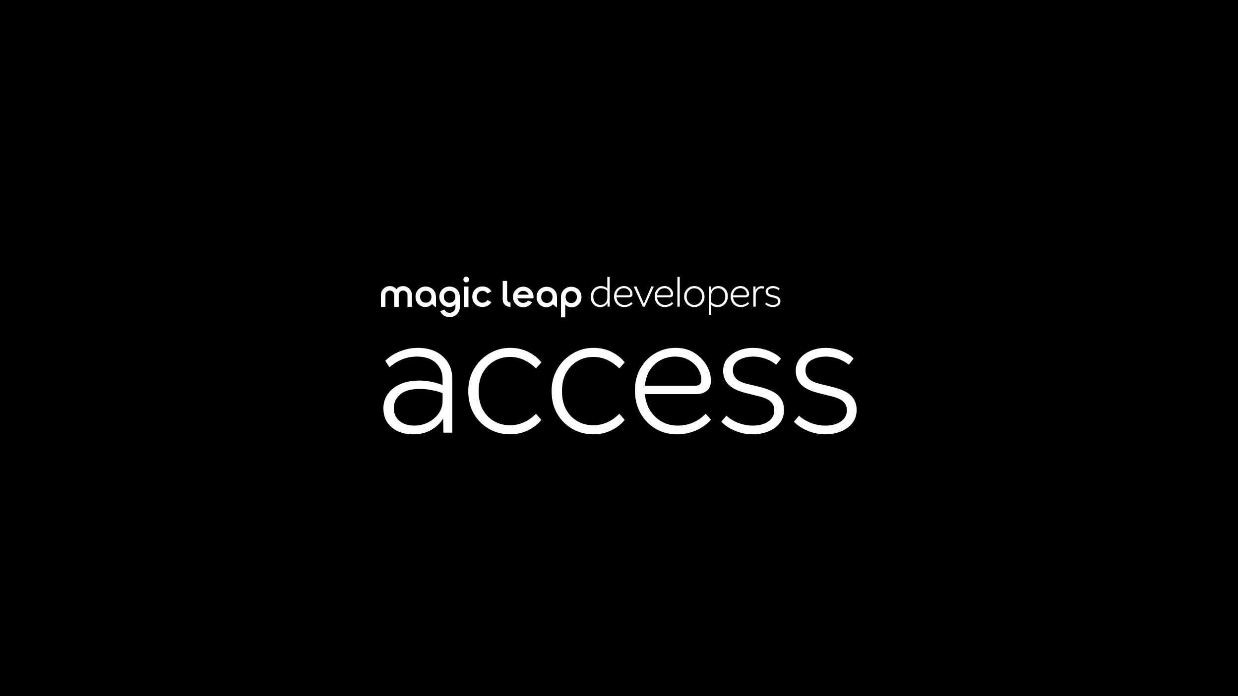 Magic Leap Developers Access