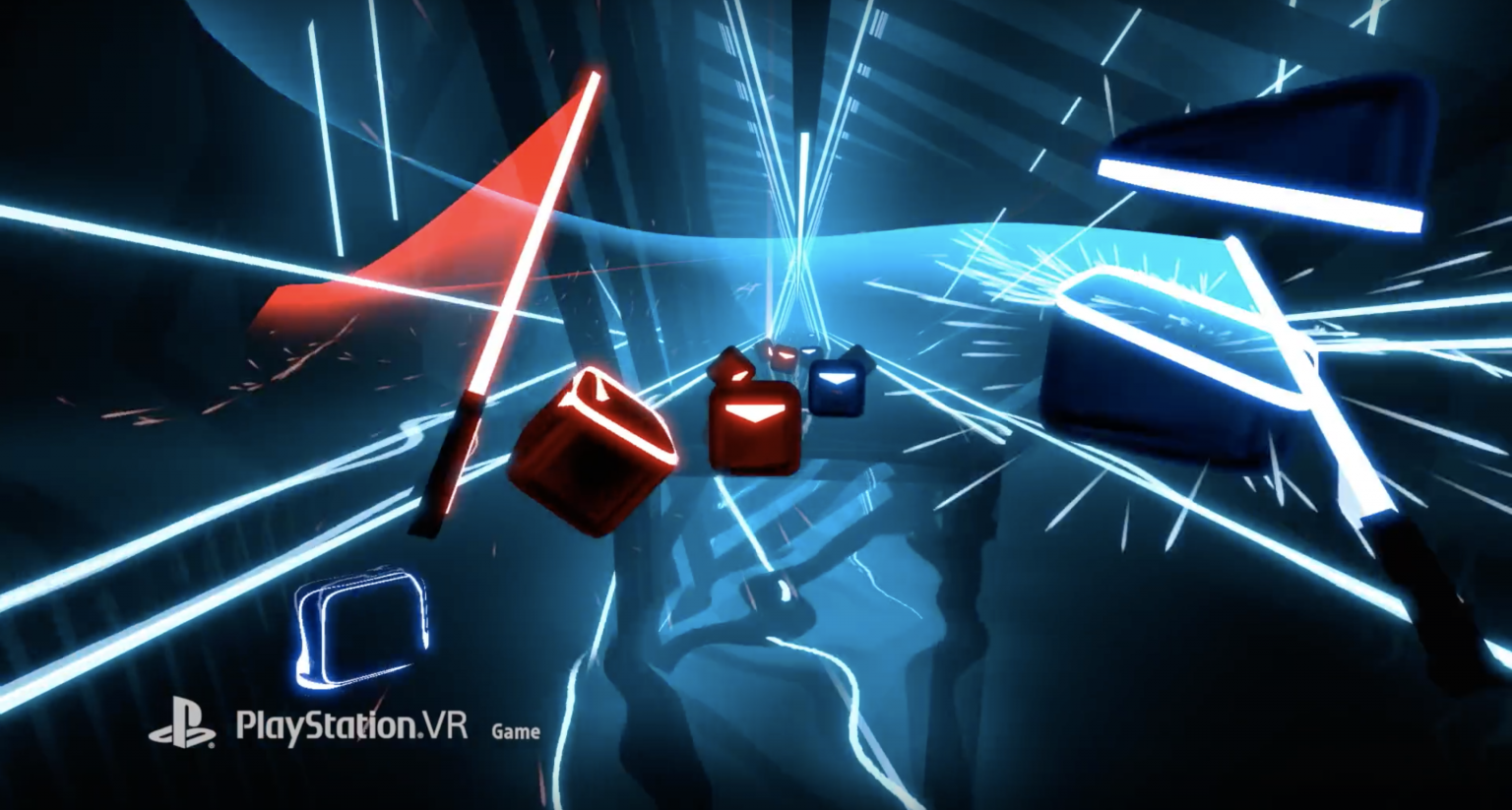 Beat Saber on PlayStation VR