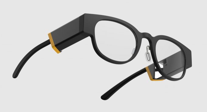 A Rendering of CREAL AR Glasses