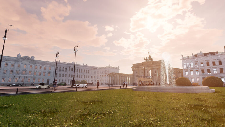Pariser Platz was reconstructed based on the architectural plans