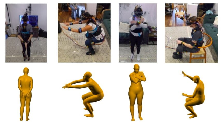Full Body Tracking EM Sensing Poses