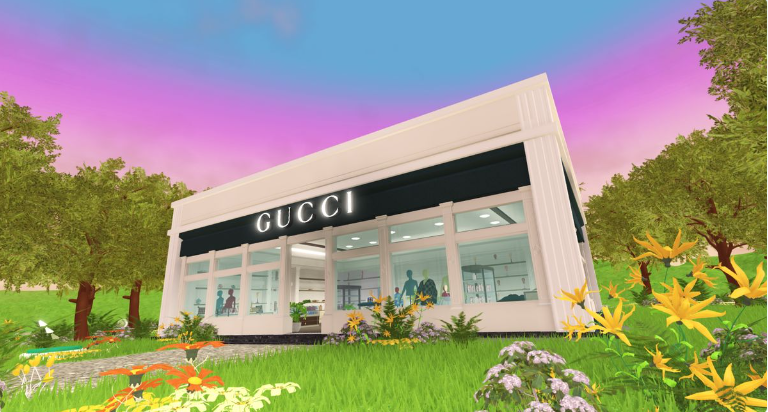 Gucci brand on Roblox