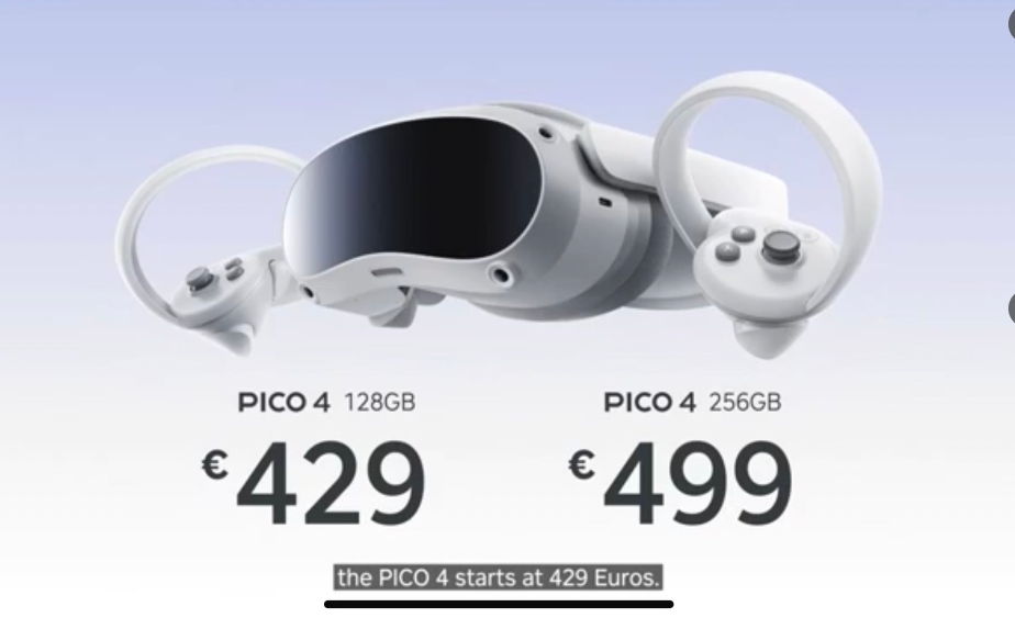 Pico 4 Officially Announced Today – Virtual Reality Times