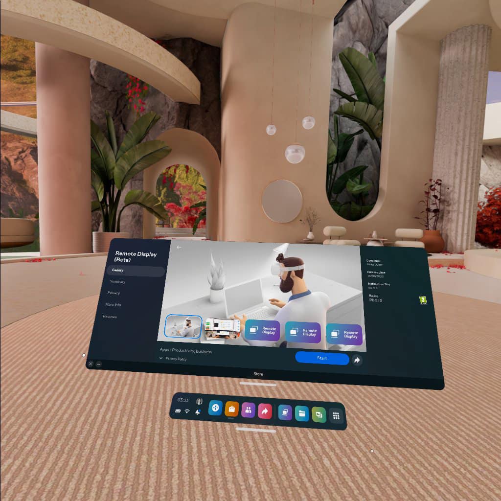 Meta is Testing a New Remote Display App for Quest Virtual Reality