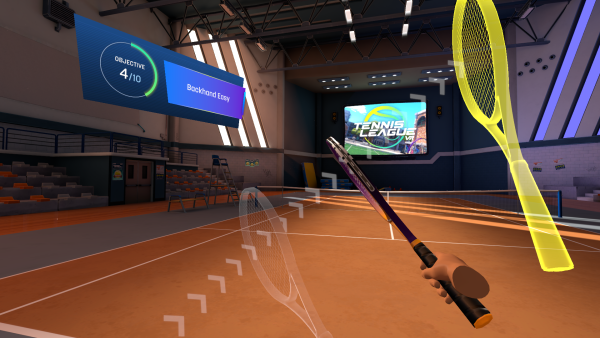 Tennis League VR Gameplay Image