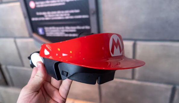 Mira Headset customized for Mario Kart Ride