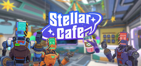 Stellar Cafe key art from AstroBeam, one of the games featured at the August 2025 VR Games Showcase