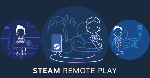 Steam game streaming artwork from Valve, as Steam Link arrives in beta on Apple Vision Pro