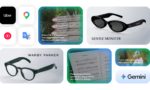 Google I/O 2026 Android XR artwork for Gemini smart glasses made with Samsung, Gentle Monster and Warby Parker