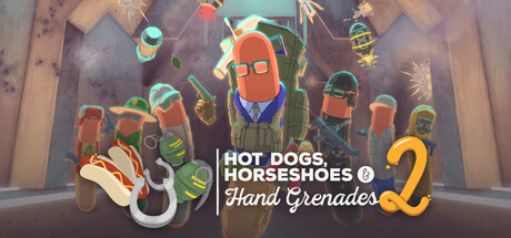 Hot Dogs, Horseshoes and Hand Grenades 2 official key art, announced for SteamVR and Meta Quest 3
